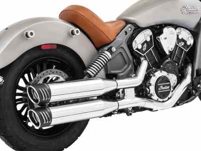 Indian Scout Freedom Racing 4" Slip-On Exhaust IN00066