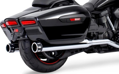 Yamaha Eluder 4" Eagle Dual Exhaust